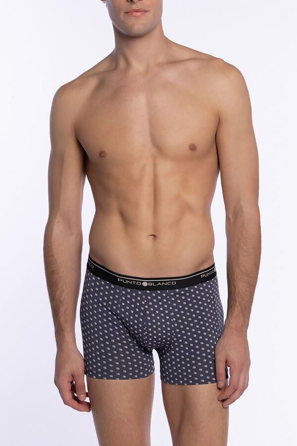 Punto Blanco Cueca Boxer Tripla Fechada Basix estampado