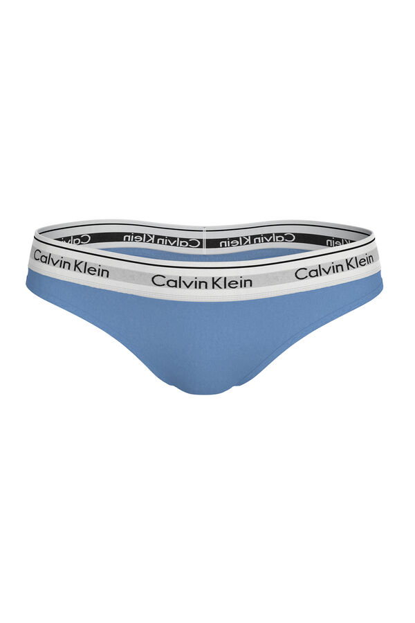 Calvin Klein Tanga logo Calvin Klein azul