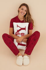 Women'secret Pijama 100% algod&oacute;n Mafalda rojo rojo