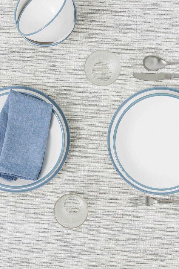 Textura FOULARD TEJIDO RAYAS gris