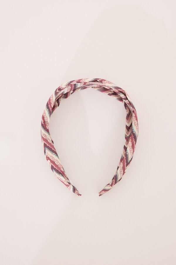 Women'secret Diadema pelo print tribal estampado
