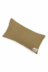 Calma House Capa de almofada Linho verde-escura 30x60 cm. verde