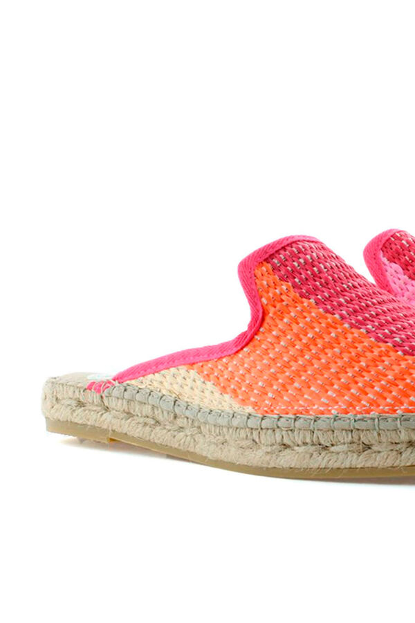 Vidorreta Alpargata cuña de yute rosa