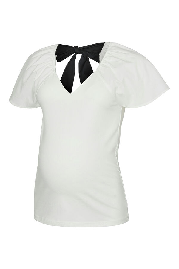 Mamalicious Top de manga curta maternity branco