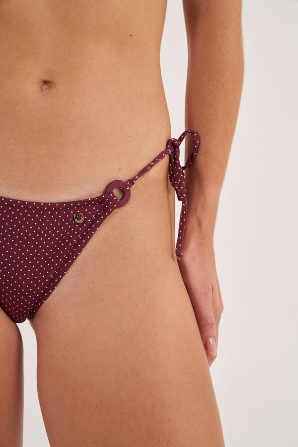 Bohodot Braga bikini brasile&ntilde;a lazos lunares estampado
