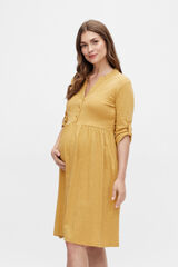 Mamalicious Vestido midi maternity estampado