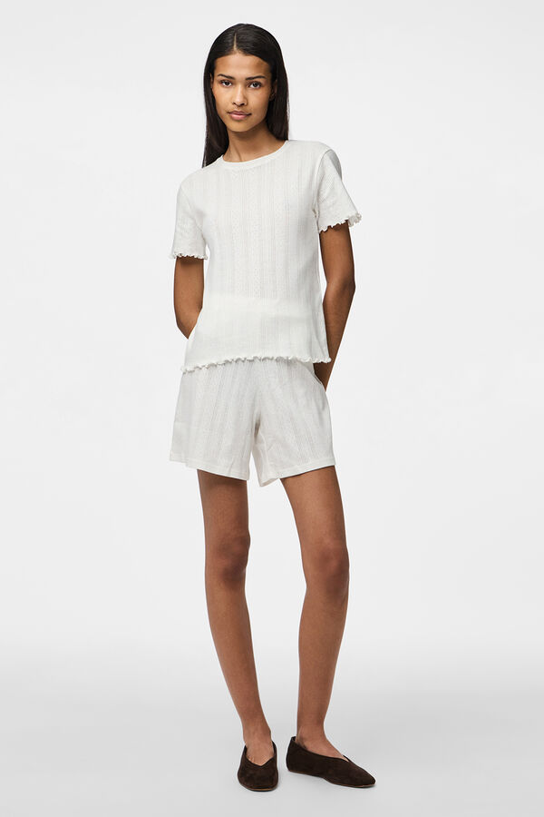 Pieces Cal&ccedil;as de algod&atilde;o branco