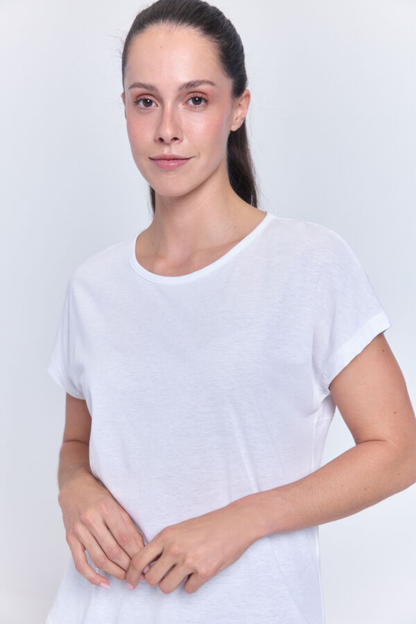 Only Play T-shirt manga curta branco
