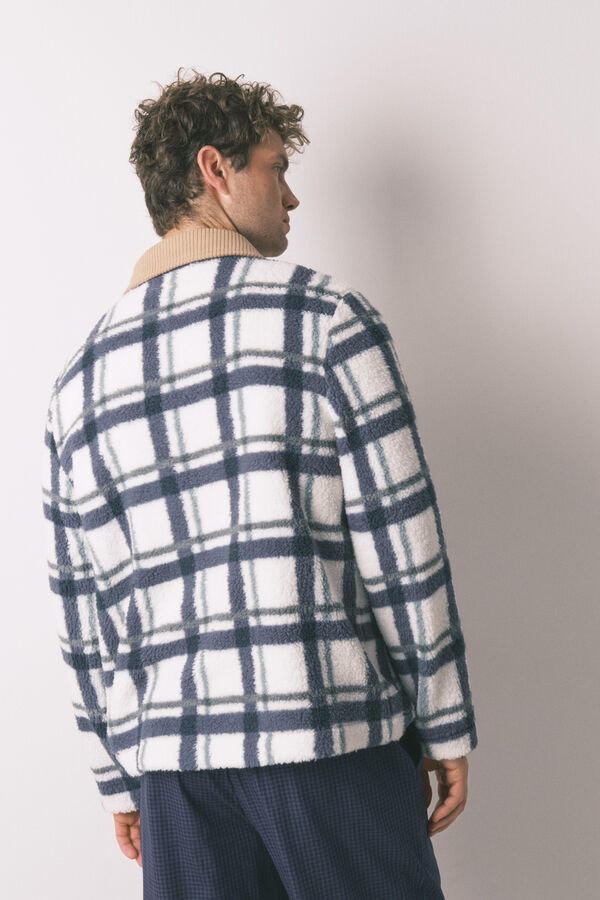 Women'secret Casaco curto/ robe masculino de pelo  bege