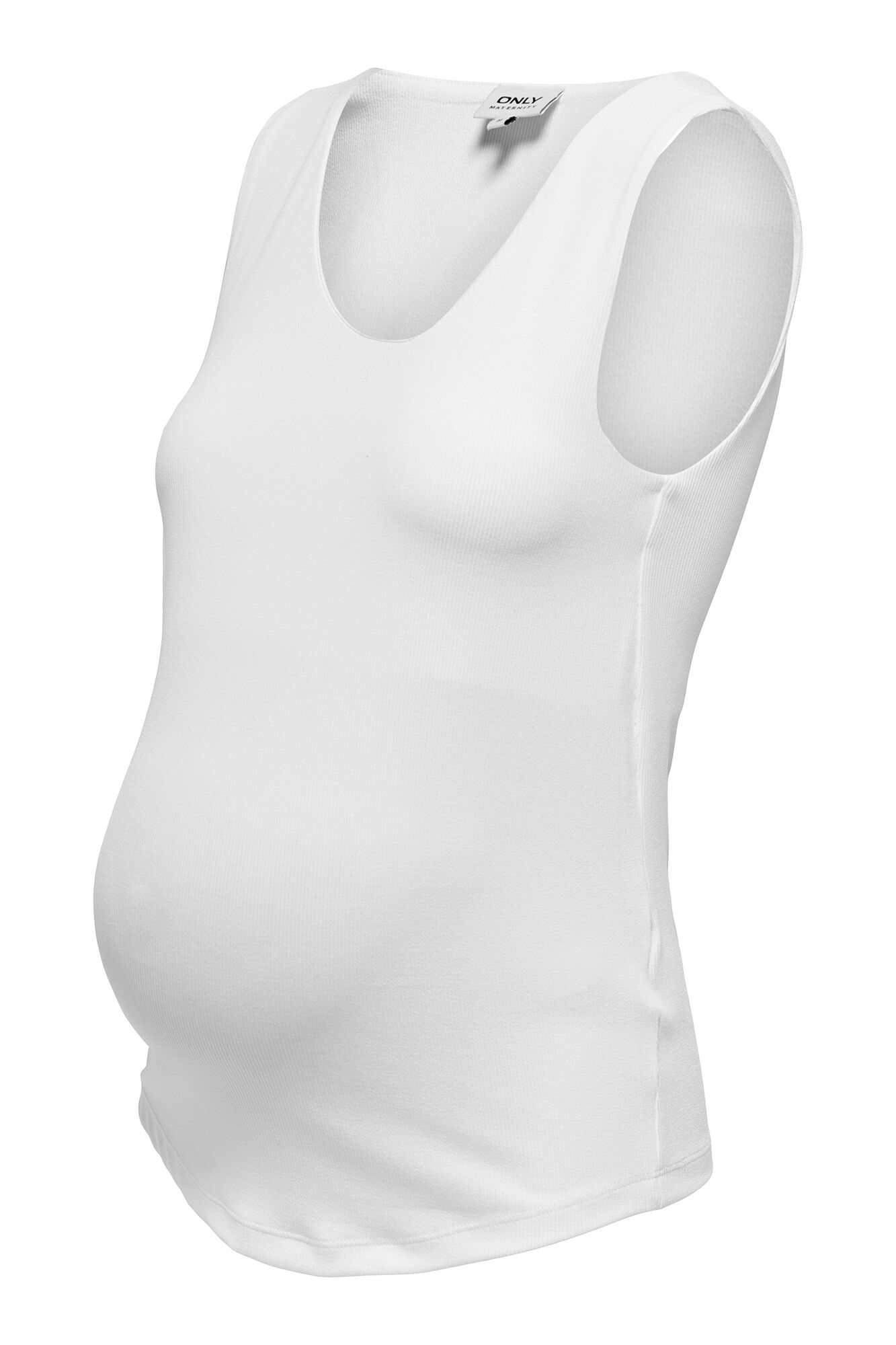Only Maternity Top de al&ccedil;as com gola assim&eacute;trico para maternity