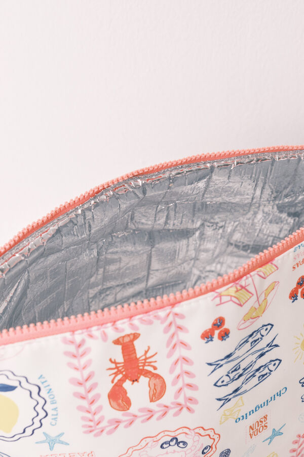 Women'secret Bolsa t&eacute;rmica porta alimentos multicolor estampado