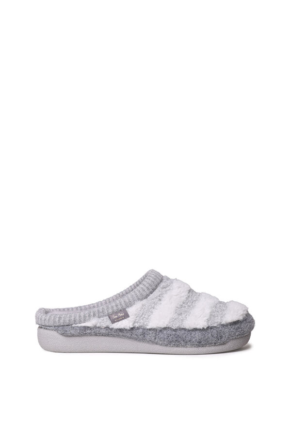 Toni Pons Felt clog slippers cinzento