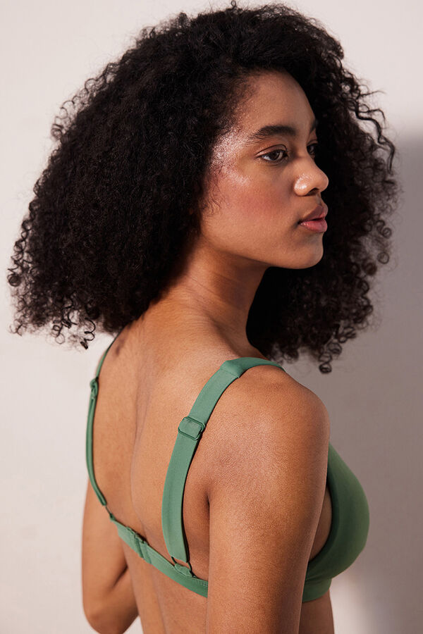 Penti Top de bikini halter verde verde