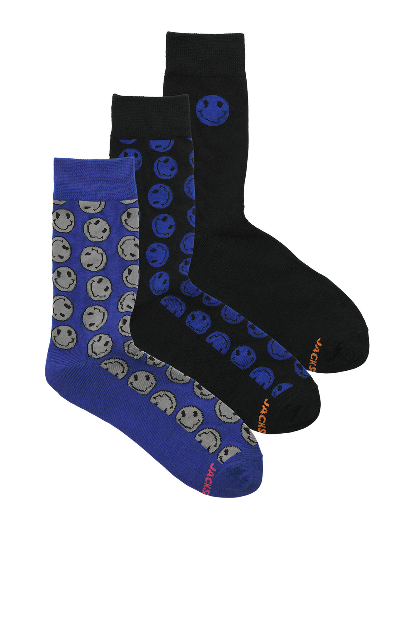 Jack & Jones Pack de 3 calcetines estampados