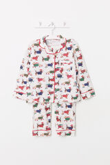 Women'secret Pijama infantil camisero perritos colores 100% algod&oacute;n estampado
