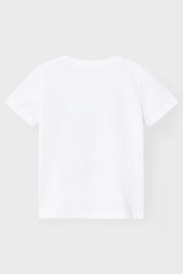 Name it T-shirt de menino com print divertido branco