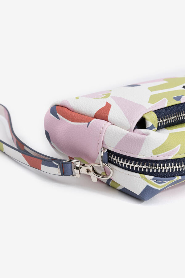 Vilanova Necessaire estampado com bolso azul