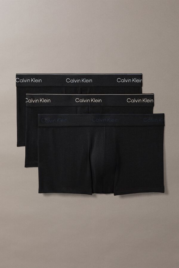 Calvin Klein Pack 3 b&oacute;xers tiro bajo gris