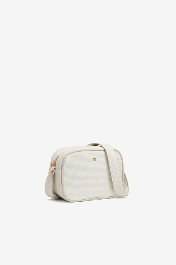 Vilanova Bolso Peque&ntilde;o Efecto Piel Floral beige