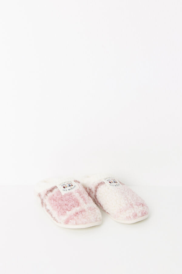 Women'secret Chinelos de quarto casa borrego Snoopy branco