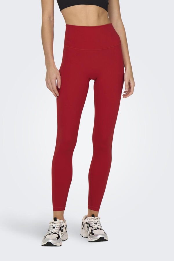 Only Play Legging deportivo cintura alta rojo
