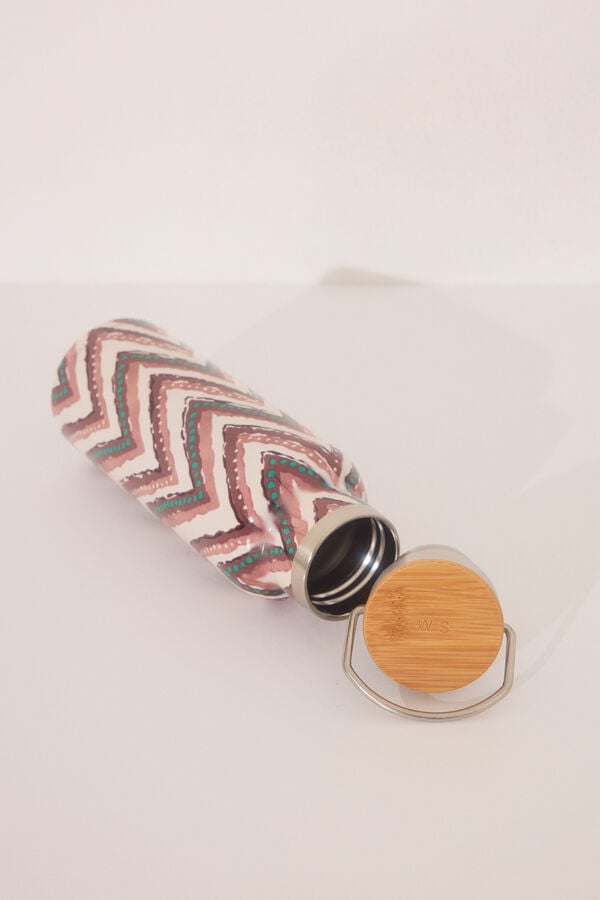 Women'secret Botella acero inoxidable print tribial 520ml estampado