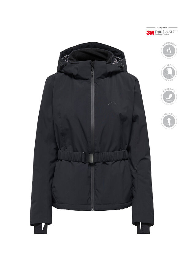 Only Play Casaco de esqui t&eacute;cnico para mulher preto