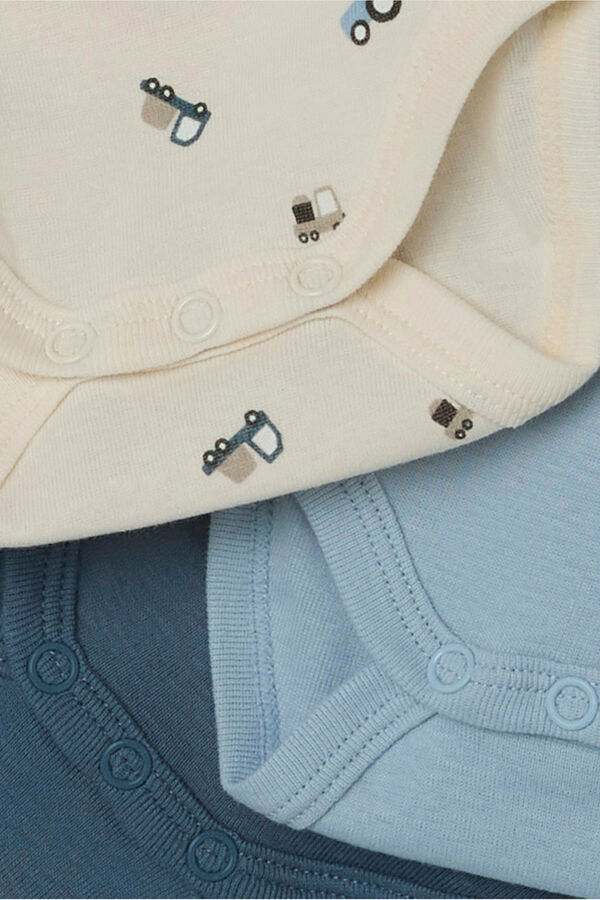 Name it Set de 3 bodies de bebe multicolor