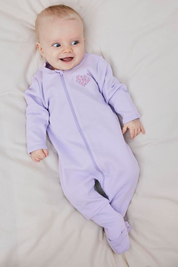 Name it Set dos pijamas bebé niña morado/lila