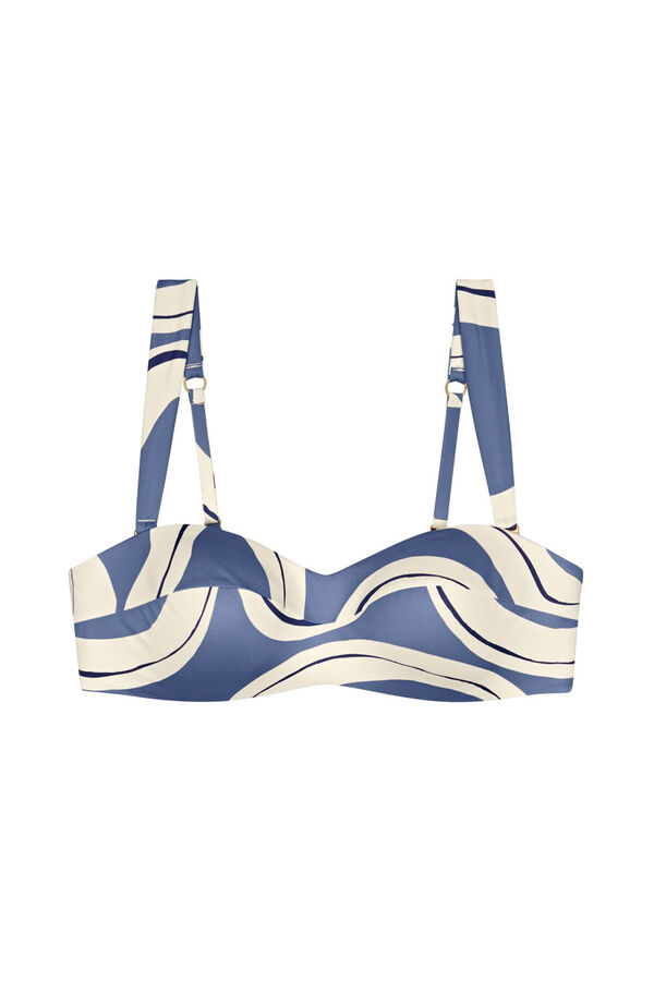 Triumph Top biquíni bandeau azul