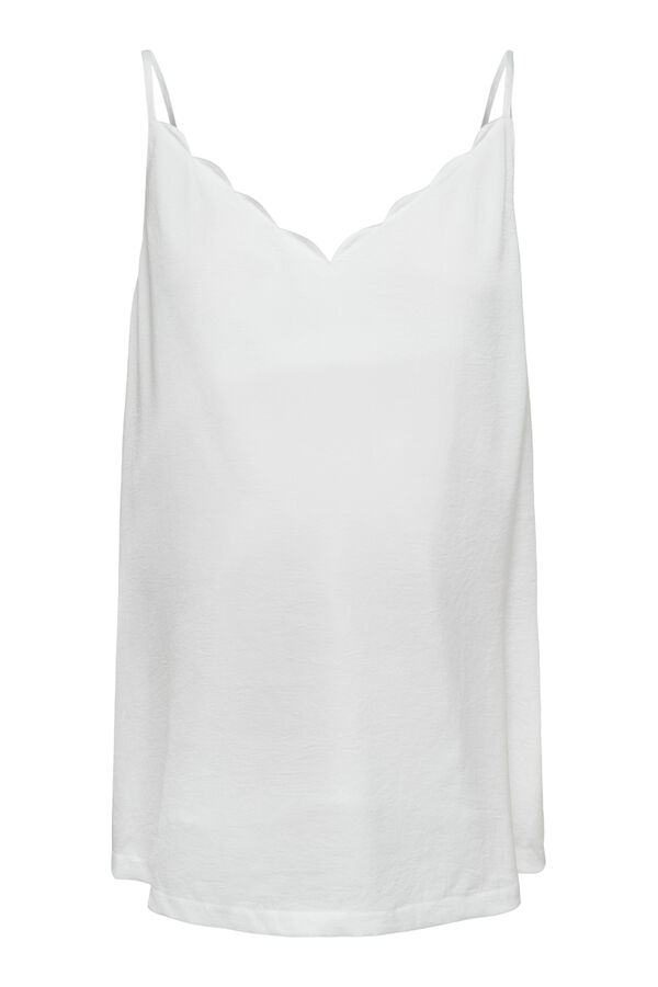 Only Maternity Top alças maternity branco