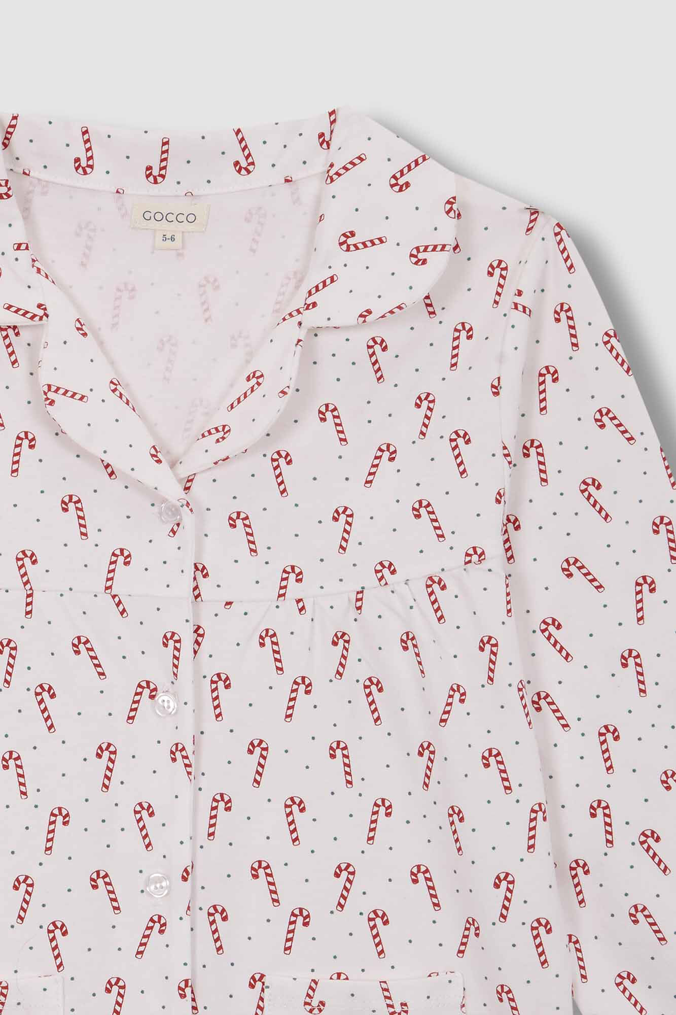 Gocco Pijama de menina com estampado de Natal