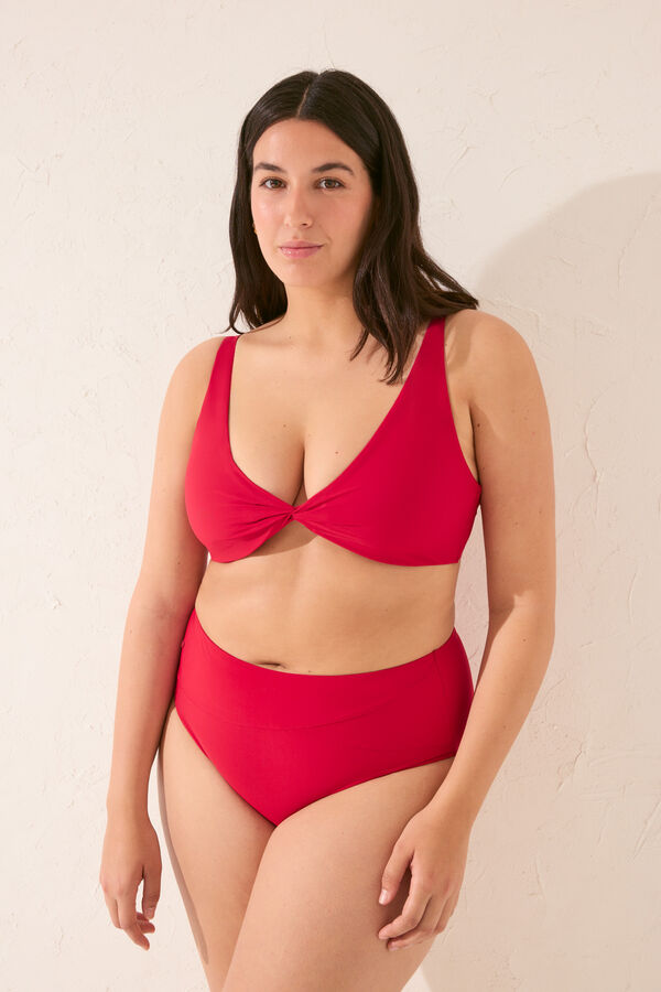 Women'secret Top bikini halter capacidad rojo rojo