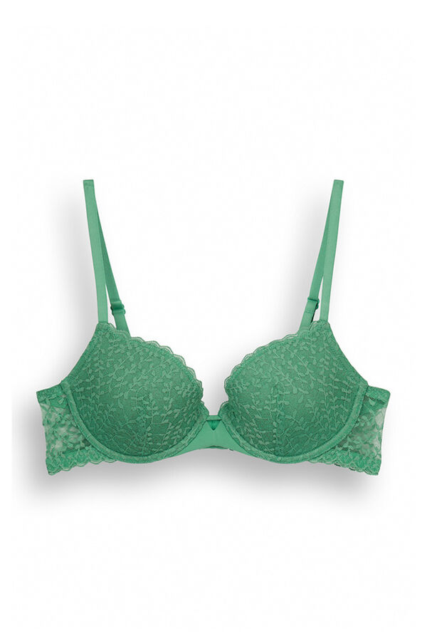 Women'secret BEAUTIFUL Sujetador encaje verde verde