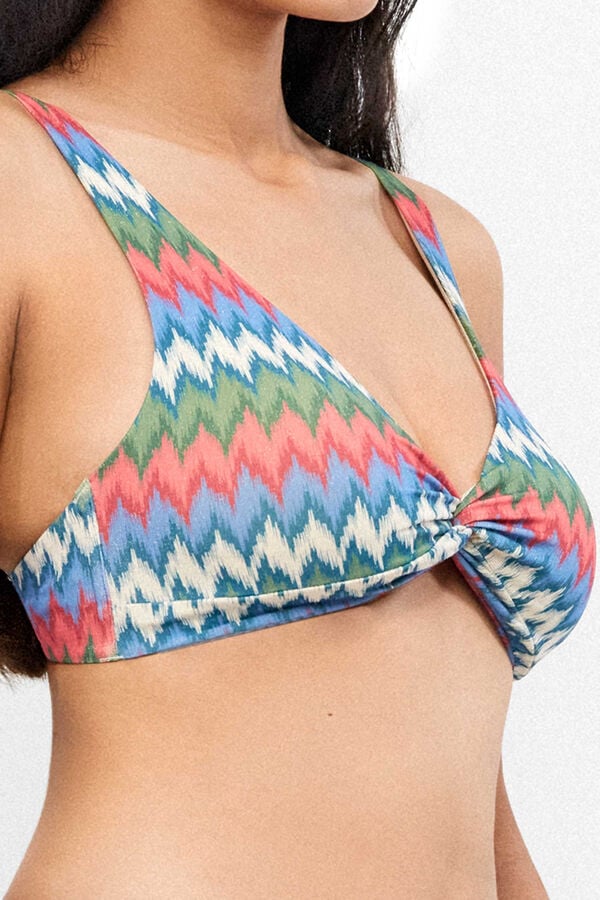 Gisela Top biqu&iacute;ni triangular sem aro branco
