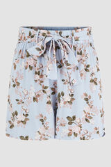 Pieces Shorts cortos fluidos  azul