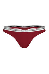 Calvin Klein Tanga logo CK rojo