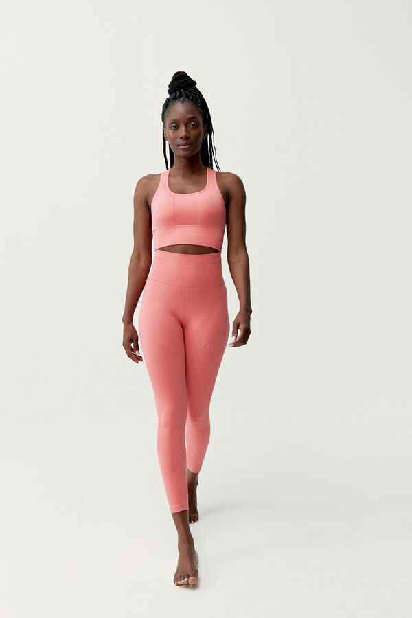 Born Living Yoga Top Ambra Pink Peach rosa