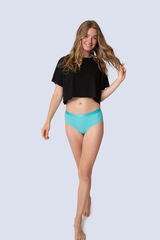 Proof teen Braga menstrual cl&aacute;sica para adolescente Absorci&oacute;n medium turquesa