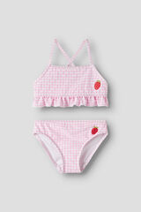 Name it Biqu&iacute;ni de menina aos quadrados rosa