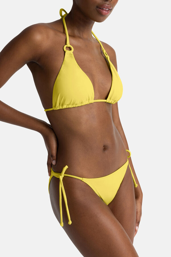 Dorina Top de bikini triangular amarillo
