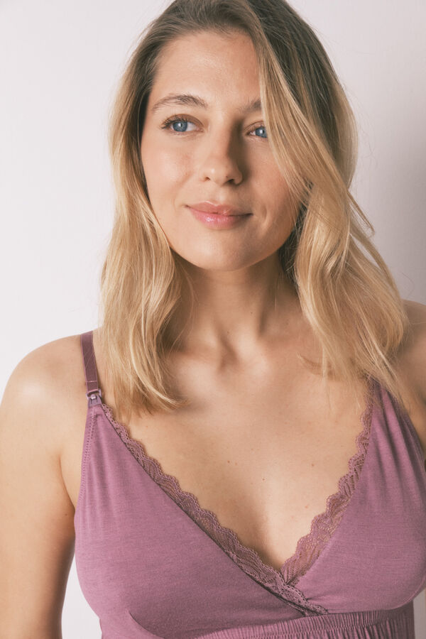 Women'secret Camis&oacute;n "maternity" tirantes rosa rosa