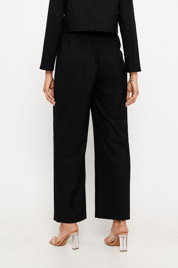 Mamalicious Calças com glitter maternity  preto