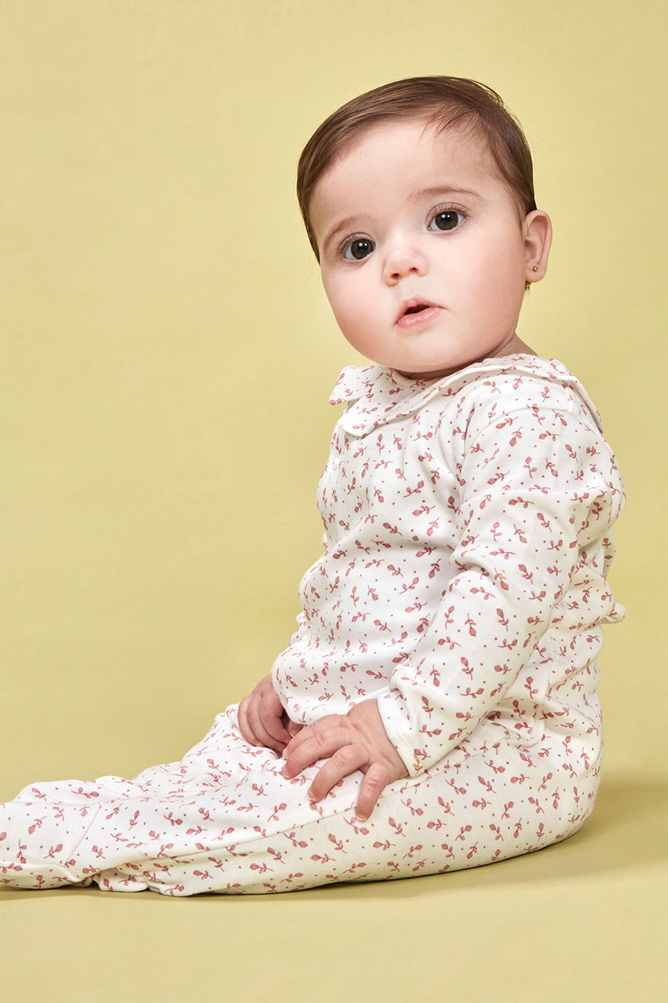 Gocco Pijama estampado florecitas rosa