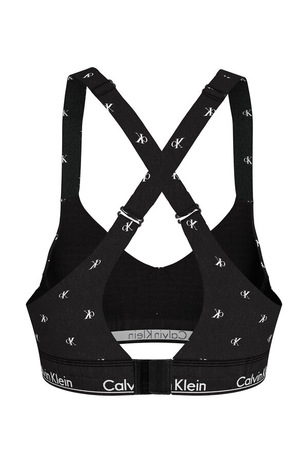 Calvin Klein bralette CK preto