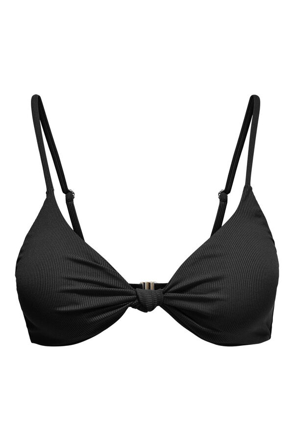 Only Top bikini nudo negro