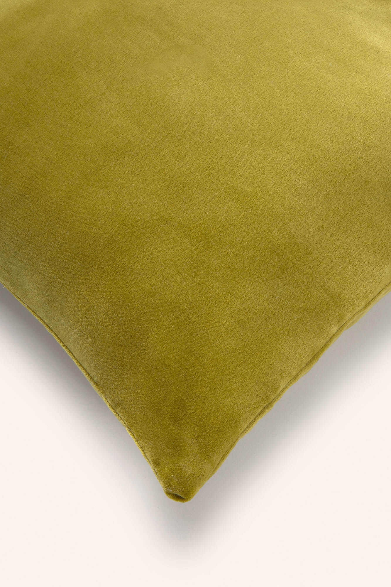 Calma House Funda de coj&iacute;n cuadrada de terciopelo verde Velour