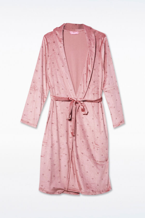 Ohma! Robe tondosa estampado rosa