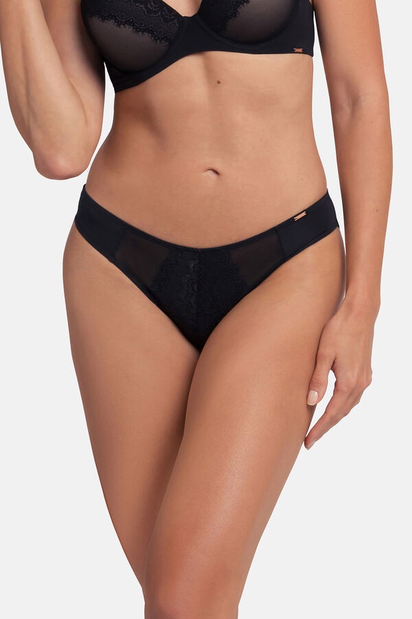 Dorina Calcinha cl&aacute;ssica preto
