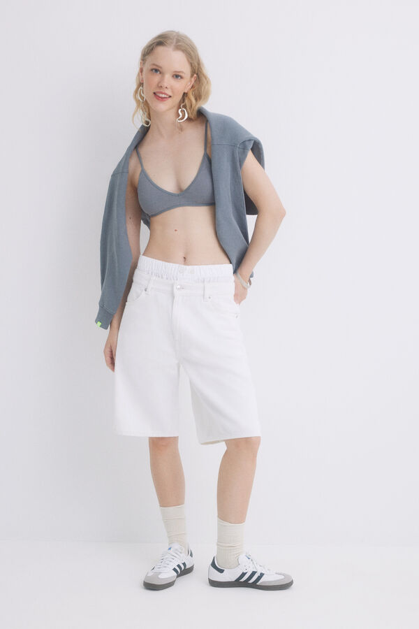 HI&BYE Soutien top seamless gris cinzento